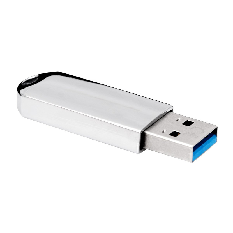 Pendrive chrom 64 GB / Prezent dla szefa / Super Szef / Pamięć USB 3.0 prezent z Grawerem