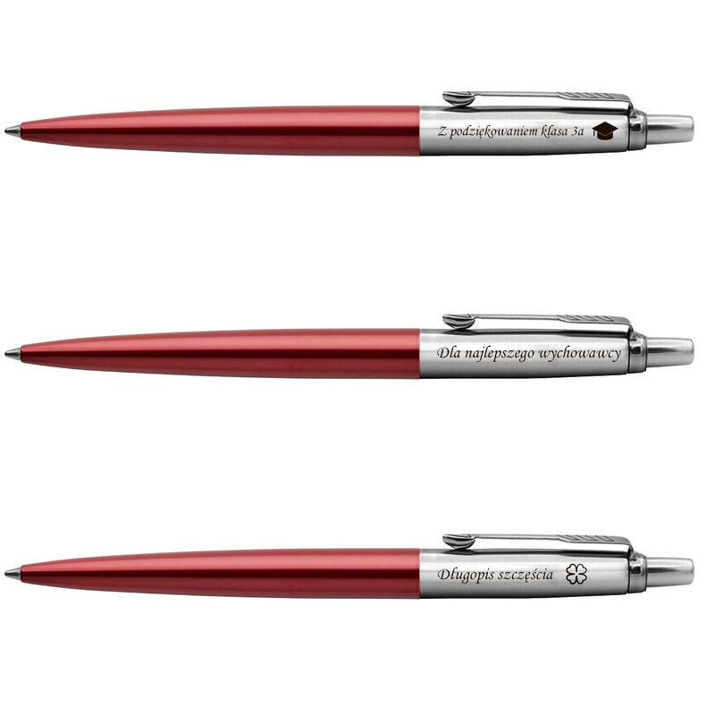 Zestaw Jotter Parker Czerwony CT Prezent Grawer