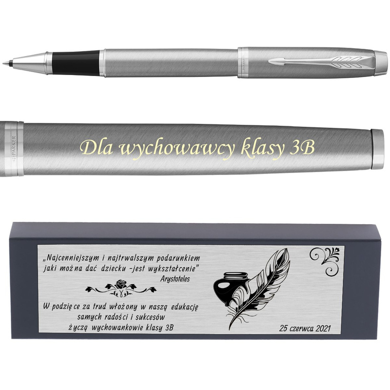 Pióro Kulkowe IM Essential Stainless Dedykacja
