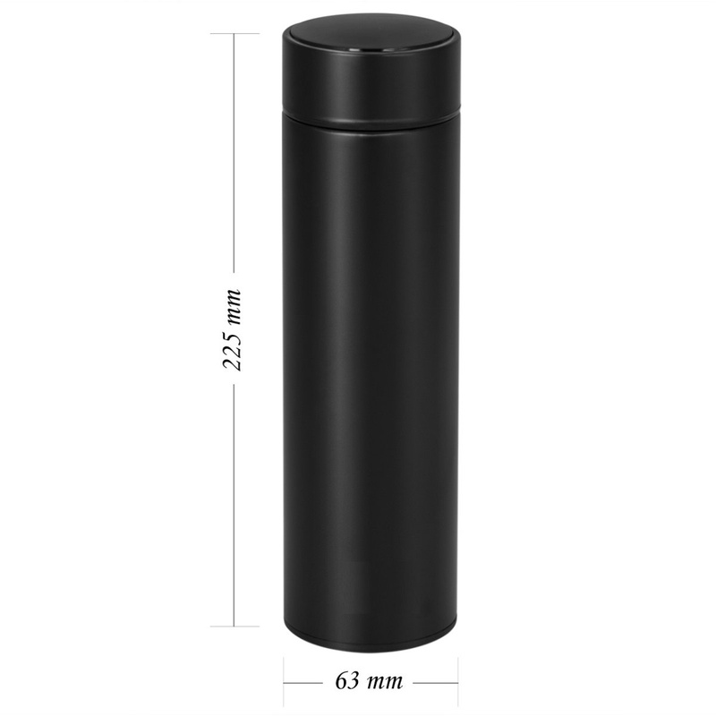 Duży kubek termiczny / Wyświetlacz LED / Własny grawer / Prezent na święta  / 500ml