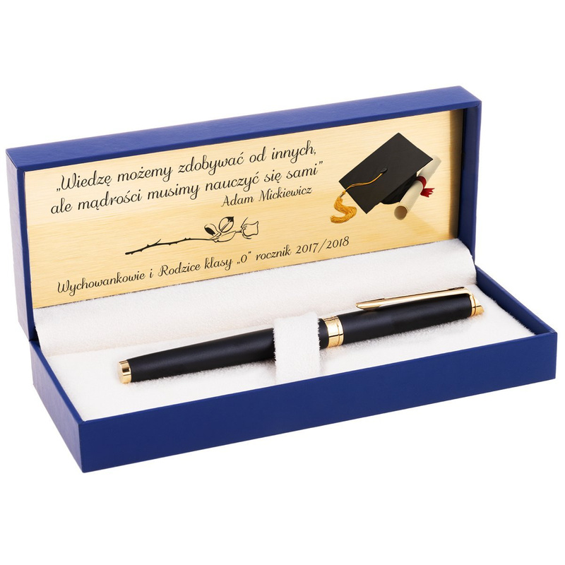 Pióro kulkowe Waterman Hemisphere czarny mat GT z grawerem